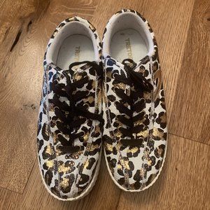 Tretorn tennis shoes, leopard, size 7.5